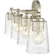 Ashli 4 Light 28 inch Modern Gold Vanity Light Wall Light